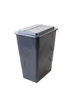 TrendLine Regentonne eckig mit Deckel und Hahn 240 L grau kaufen