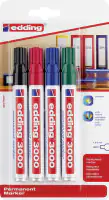 Edding 3000 Permanent Marker 4er Set