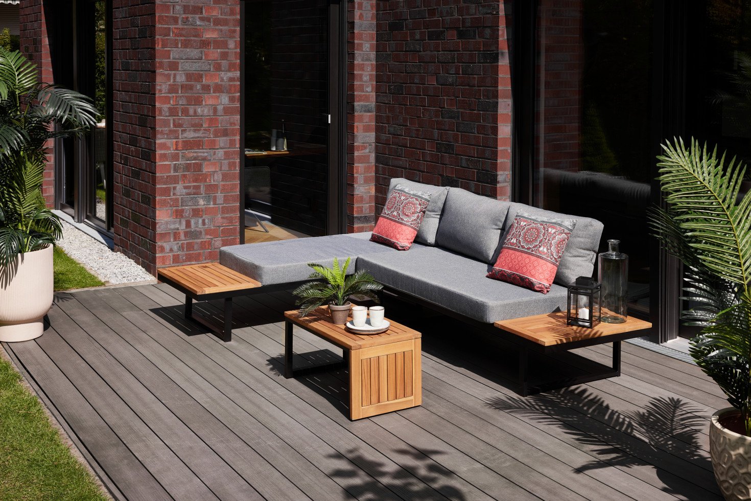 Primaster GartenmöbelSet Vulcano Holz/Aluminium kaufen Globus Baumarkt