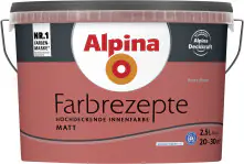 Alpina Farbrezepte Wandfarbe Roter Ahorn matt 2,5 L
