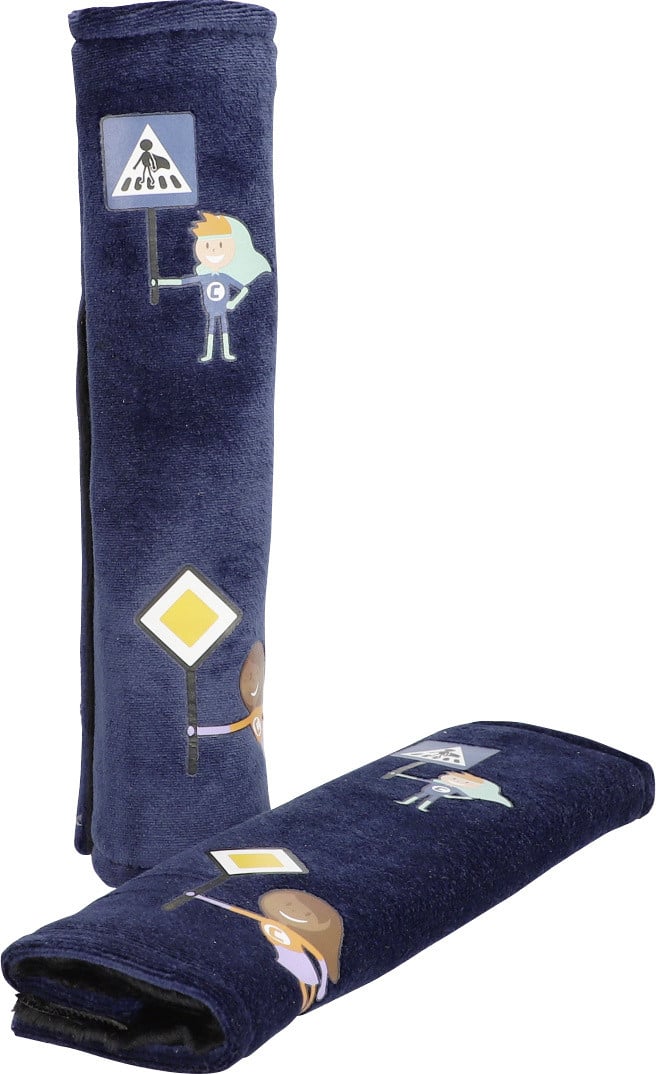 Cartrend Kids Gurtpolster-Set blau