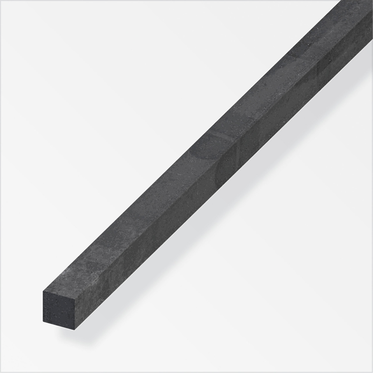 alfer Vierkantstange 1 m, 14 x 14 mm Stahl roh natur