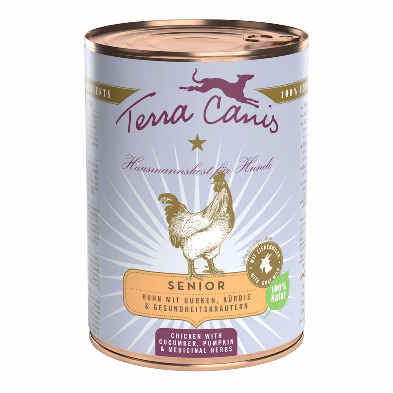 Terra Canis Senior Huhn mit Gurken Kürbis & Gesundheitskräutern 400 g GFMda57c11e2
