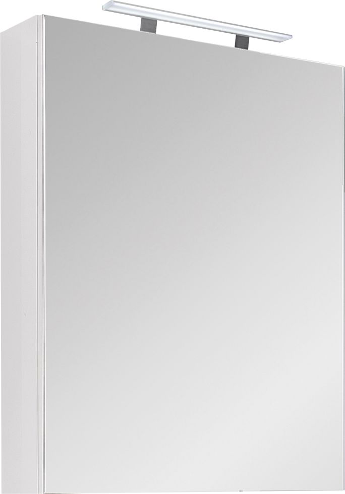 Primaster Spiegelschrank Düsseldorf mit Beleuchtung weiß 60 x 70 cm