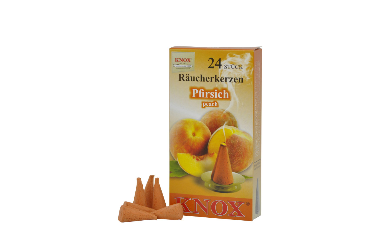 Knox Räucherkerzen Pfirsich 24 Stück GLO660201212