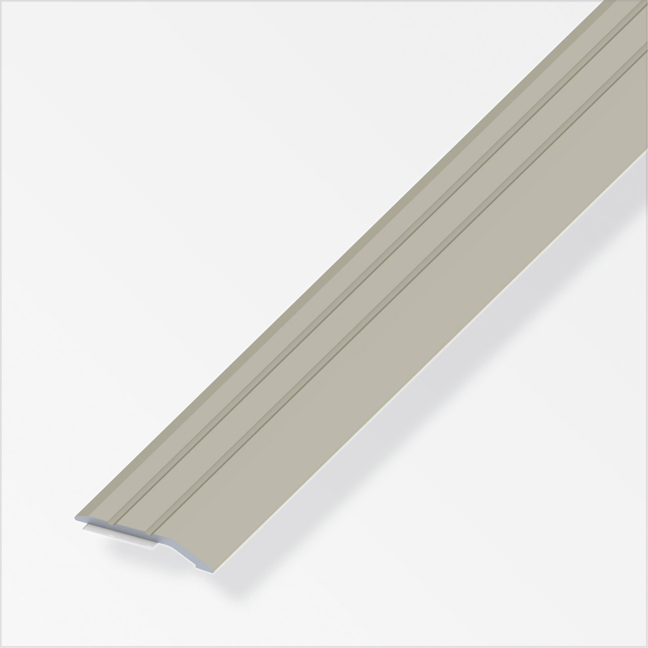 alfer Abschlussprofil 1 m, 30 x 5 mm Aluminium eloxiert titan