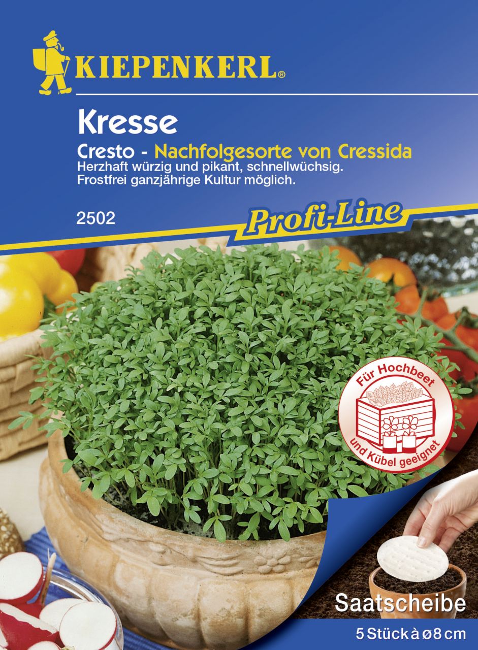 Kiepenkerl Kresse Cresto – 5 Saatscheiben GLO693108937