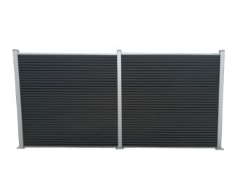 TrendLine Sichtschutz WPC grau zum Selbstbau 177 x 15 x 2,1 cm kaufen