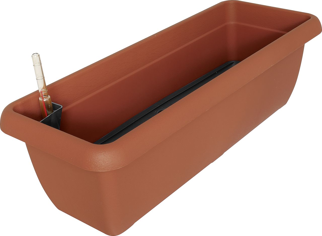 Geli Bewässerungsblumenkasten Aqua Andalucia 60 cm terracotta GLO692401279