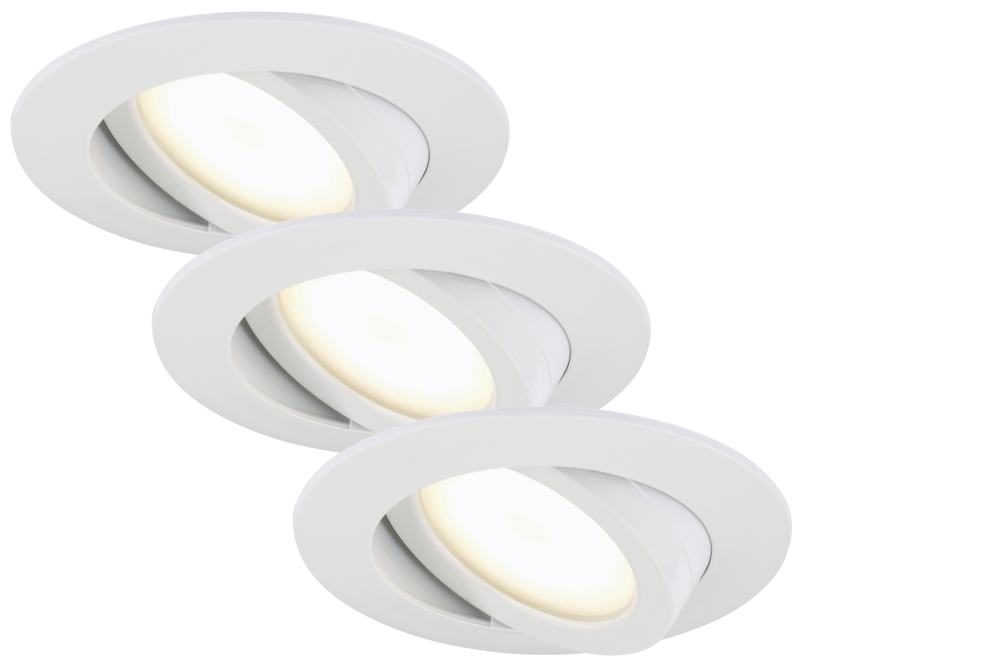 Set 2 Lampade Da Lettura LED BRILONER – Braccio Orientabile, Interruttore Sul Corpo, Luce Bianca Calda 3000K, Applique Parete 45x8x20,5 Cm