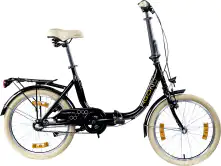 Agon Faltrad Cruiser 20 Zoll RH 35,5cm 3-Gang schwarz