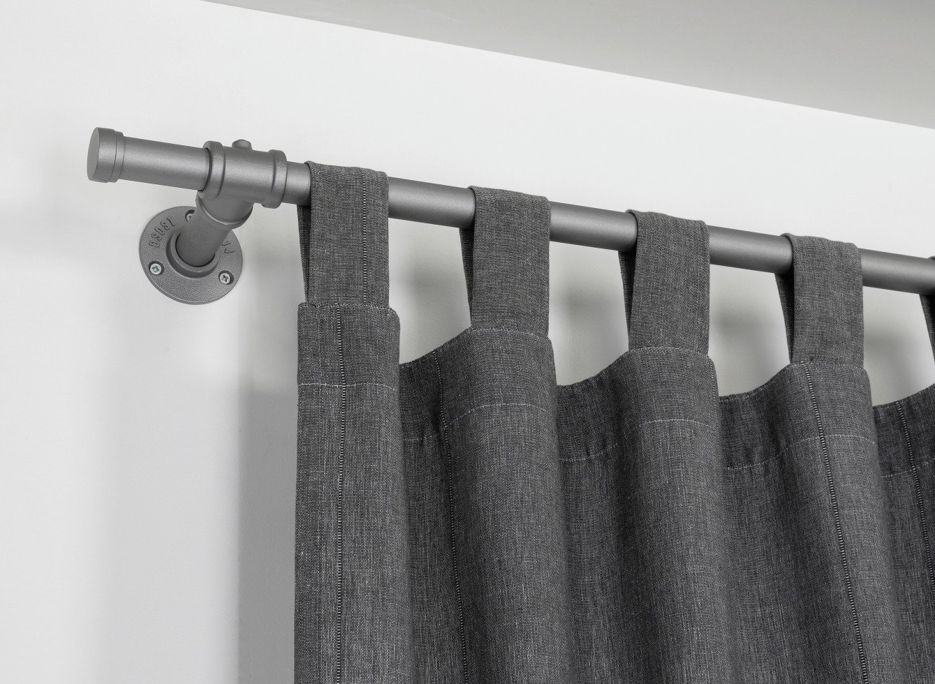 Gardinia Gardinenstange Industrial Home Ø 25 mm silber 200 cm kaufen ...
