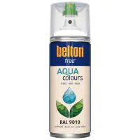 belton free Lackspray AQUAcolours 400 ml reinweiß matt