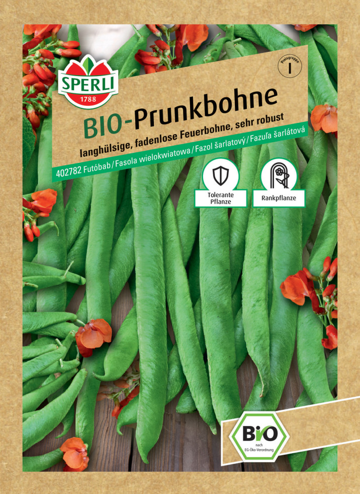 Sperli BIO Prunkbohne GLO693109415