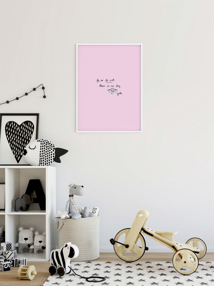 Komar Wandbild SW Quote Yoda Cute 50 x 70 cm GLO769551688