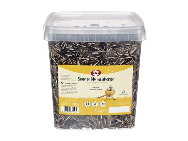 Elles Wildvogelfutter Sonnenblumenkerne 2 kg GLO629100933