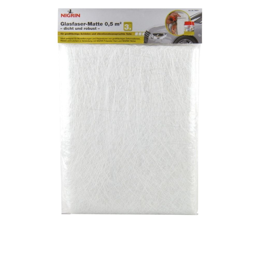Nigrin Glasfasermatte 0,5m² dicht und robust 74975 GLO680600197