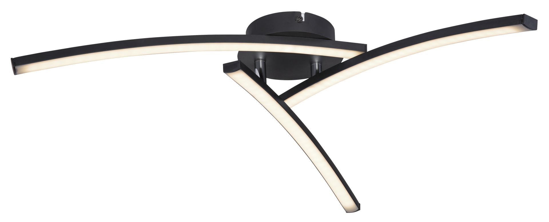 Globo Lighting CCT LED Deckenleuchte Tansy I Ø 60 cm, schwarz