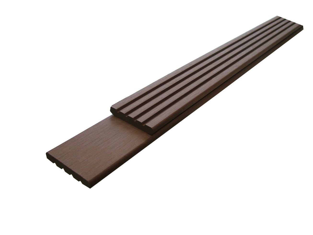 TrendLine Seitenpaneel WPC 300 x 6 x 0,8 cm braun kaufen Globus Baumarkt