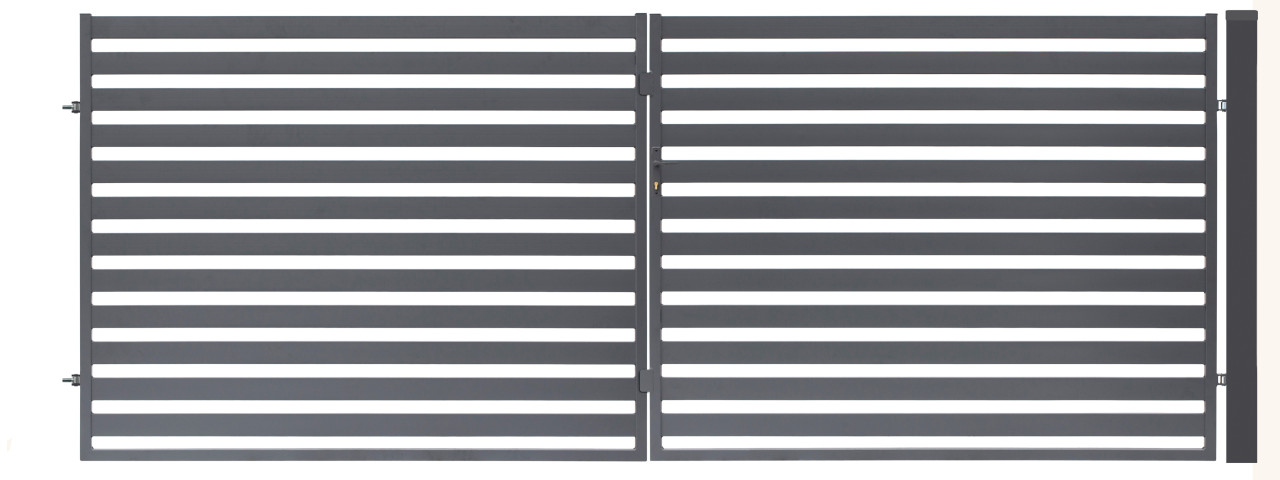 Polbram Doppeltor-Set Lean 120 inkl. Pfosten
