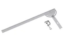 TrendLine Multifunktionswinkel-Lineal mit wechselbarem Anschlag 77 cm