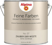 Alpina Feine Farben Wandfarbe No. 07 Zauber der Wüste - zartes sandbeige 2,5 L