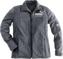 Puma Softshell-Arbeitsjacke CHAMP stahlgrau/carbon