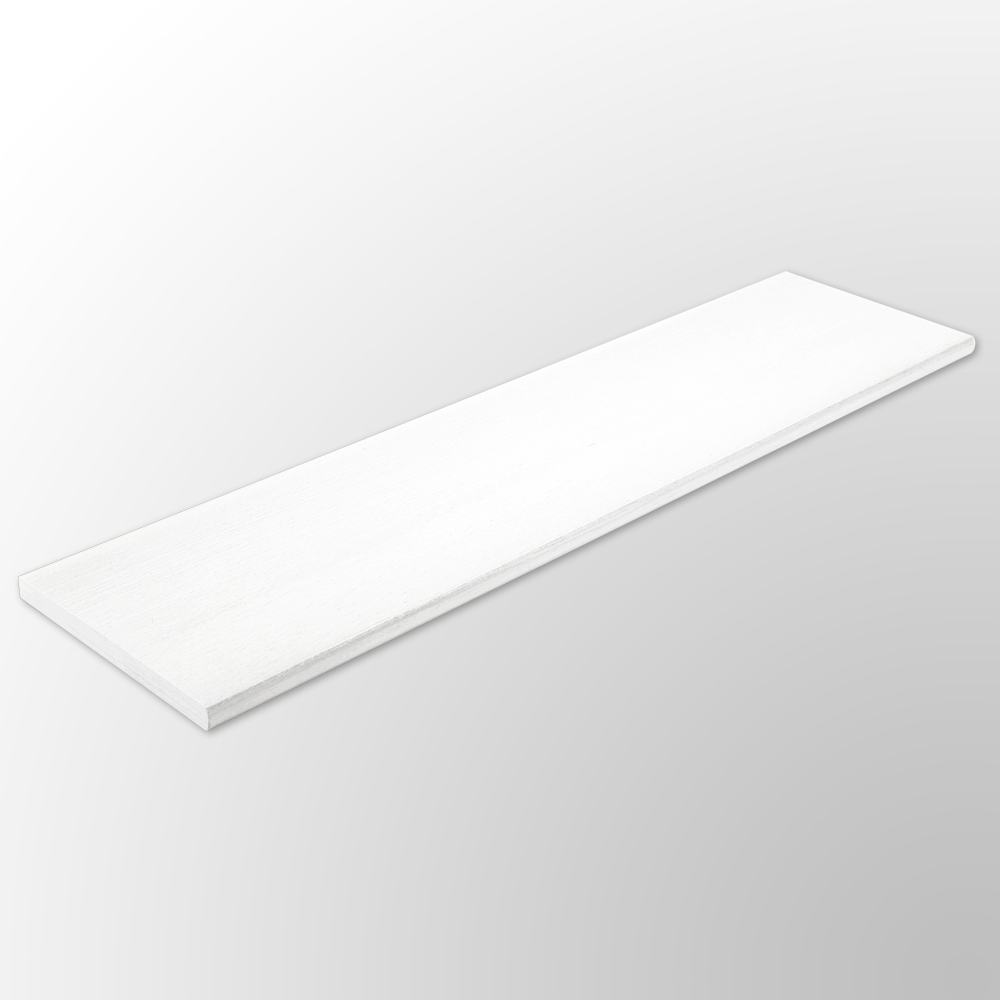 Regalboden weiß 80 x 25 x 1,6 cm Melaminbeschichtet