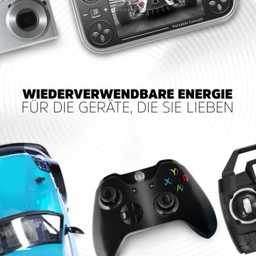 Energizer NiMH Akkus AAA Micro – 1000 MAh, 4er Pack, Wiederaufladbar, Ohne Memory-Effekt