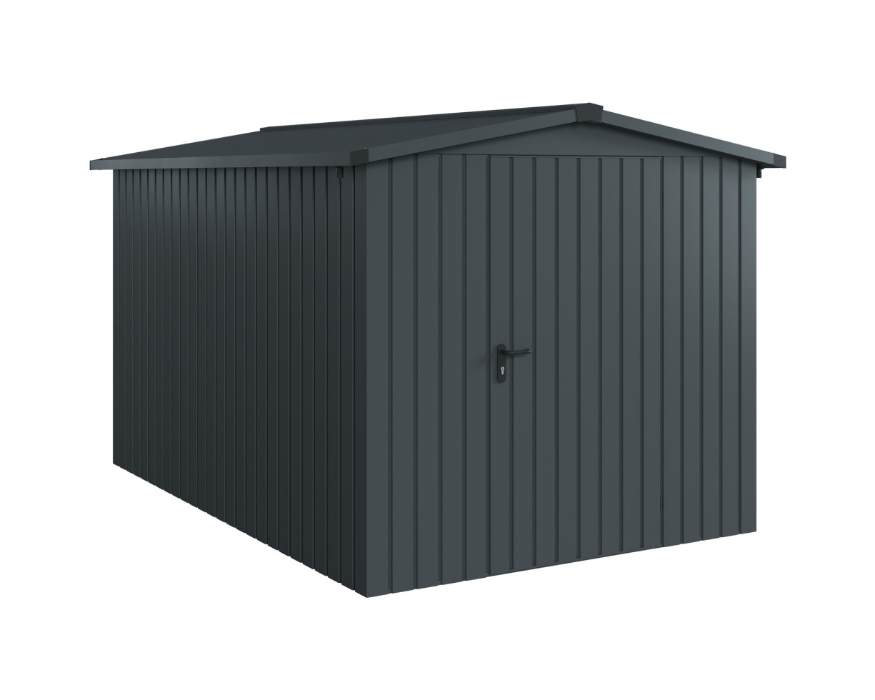 EcoStar Metallgerätehaus Euroline ESD7 anthrazit 214 x 310 cm 1-flg.