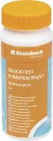 Steinbach Quicktest Streifen für pH-Wert und freies Chlor 50 Stück
