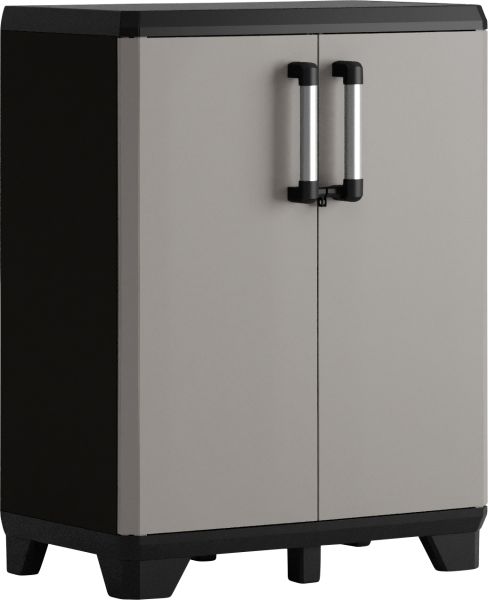 Keter Kunststoffschrank Pro niedrig 68 x 39 x 90 cm Gartenschrank - Bild 1 von 7