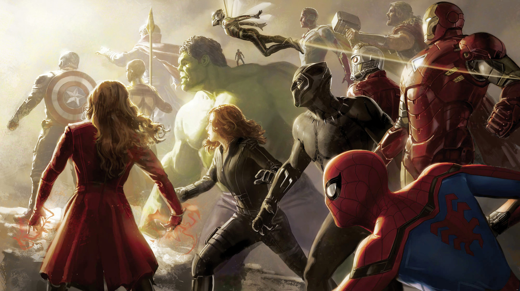 KOMAR Fotobehang vlies IADX10-077 Avengers Final Battle 500x280 cm