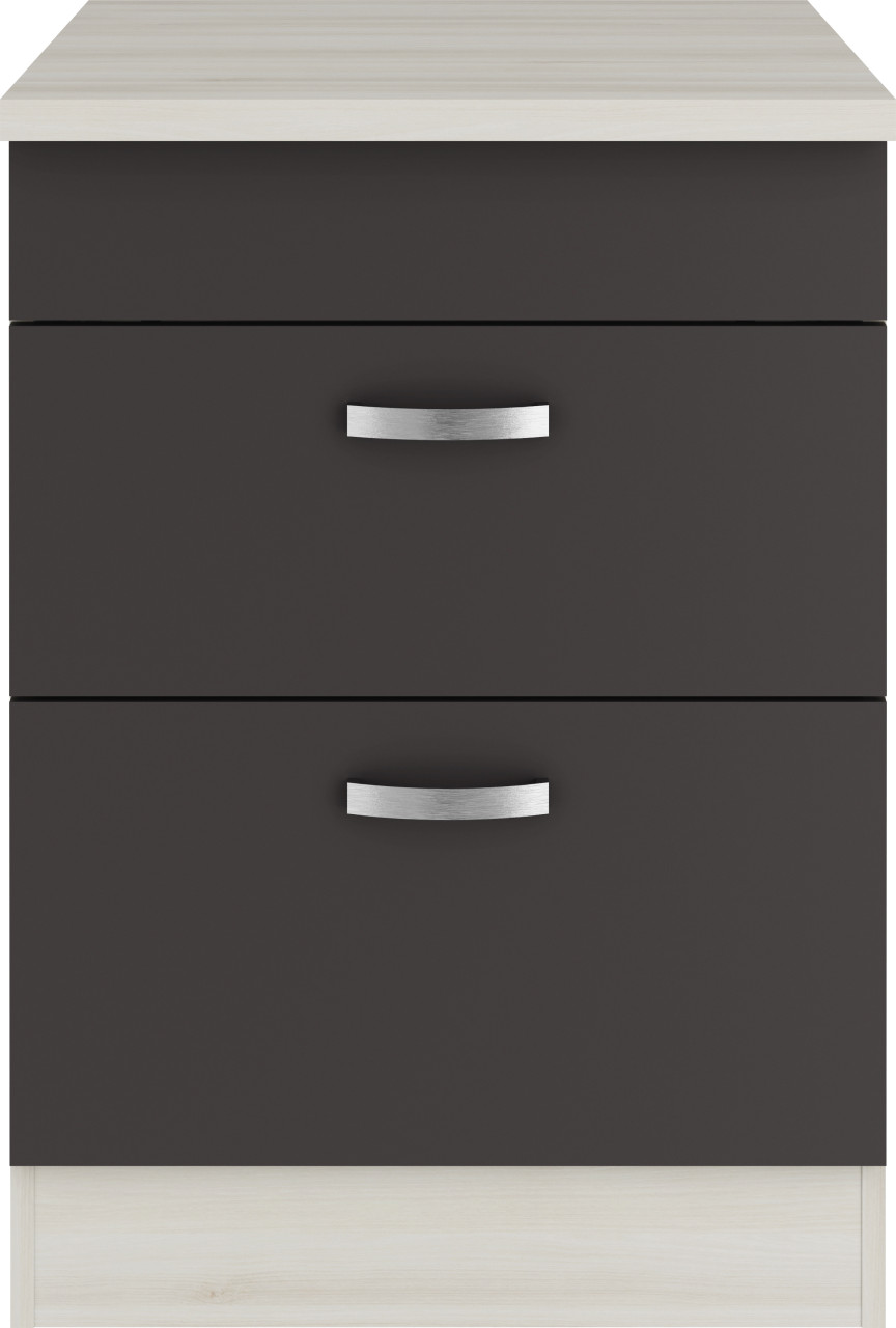 Optifit Unterschrank Faro 220 anthrazit/akazie 60 cm