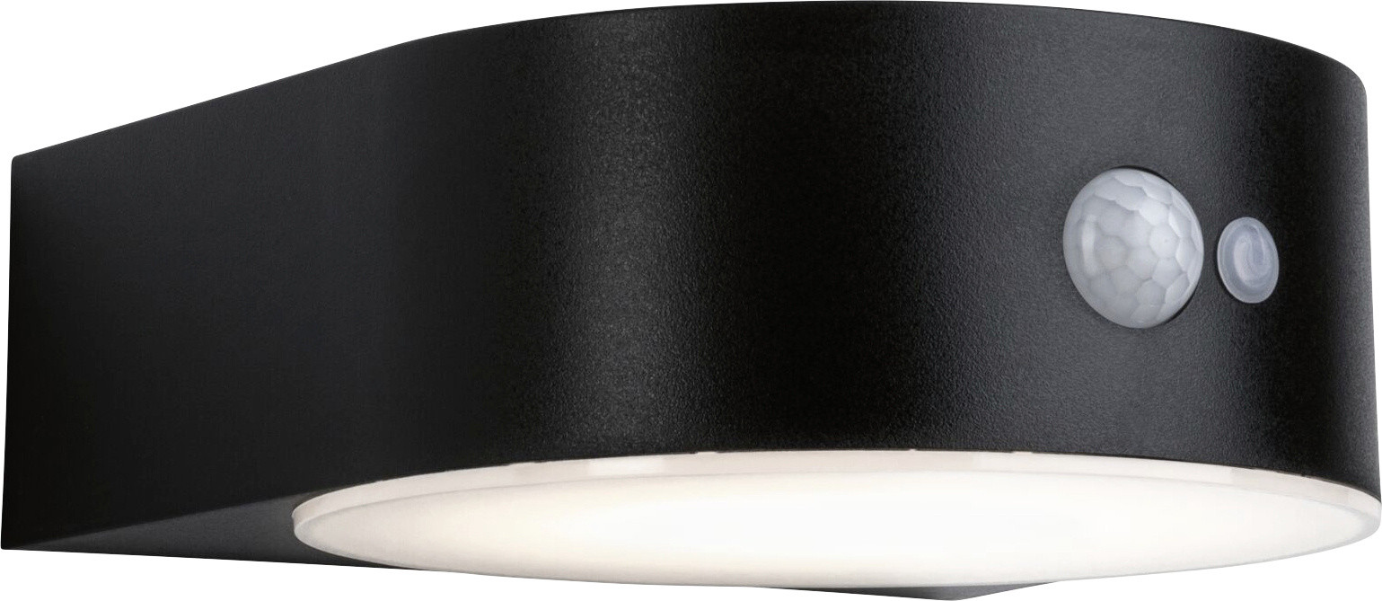 Paulmann LED Solarleuchte Eileen schwarz 17,5 x 19,8cm mit Bewegungsmelder