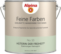 Alpina Feine Farben Wandfarbe No. 10 Hüterin der Freiheit - edelmütiges patinagrün 2,5 L