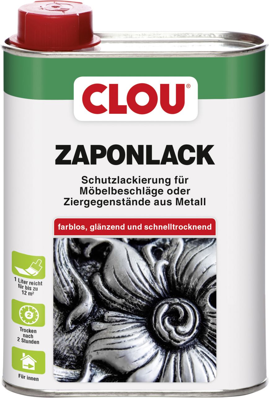 Clou Zaponlack Metallfirnis L6 250 ml GLO765102397