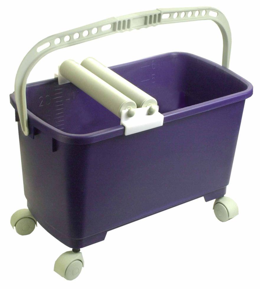 Fliesen-Rollenwaschset Eimer 22 l inkl. Rollenaufsatz