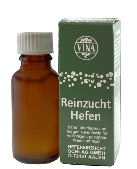Vina Reinzucht Hefen 19 ml für 50 L ausreichend GLO693300015