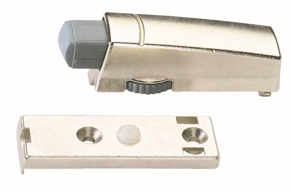 Hettich Möbeltürdämpfer mit regulierbarer Dämpferwirkung vernickelt GLO763141024