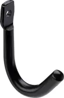 Hettich Garderobenhaken Stahl 4,8 x 0,8 x 3,5 cm schwarz