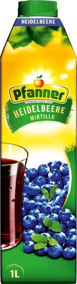 Pfanner Heidelbeersaft 20% 1 l GLO643032401