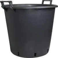 Geli Pflanzcontainer Ø 50 x 50 cm schwarz