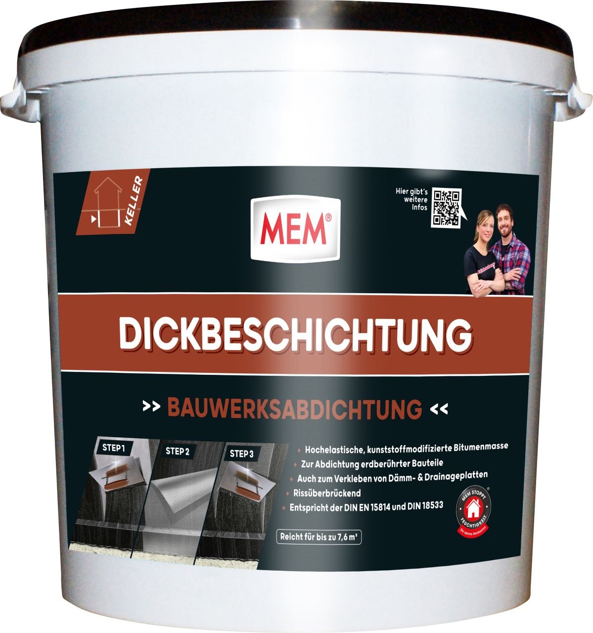 MEM Bitumen Dickbeschichtung 28 l GLO779150112