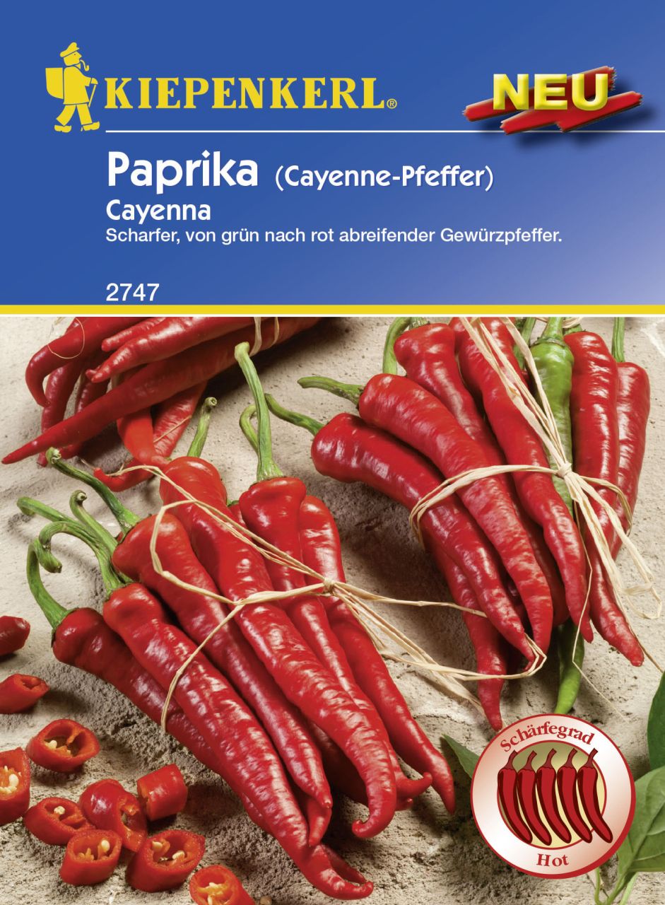 Kiepenkerl Profi-Line Paprika Cayenna Capsicum annuum, Inhalt: ca. 100 Pflanzen GLO693107844