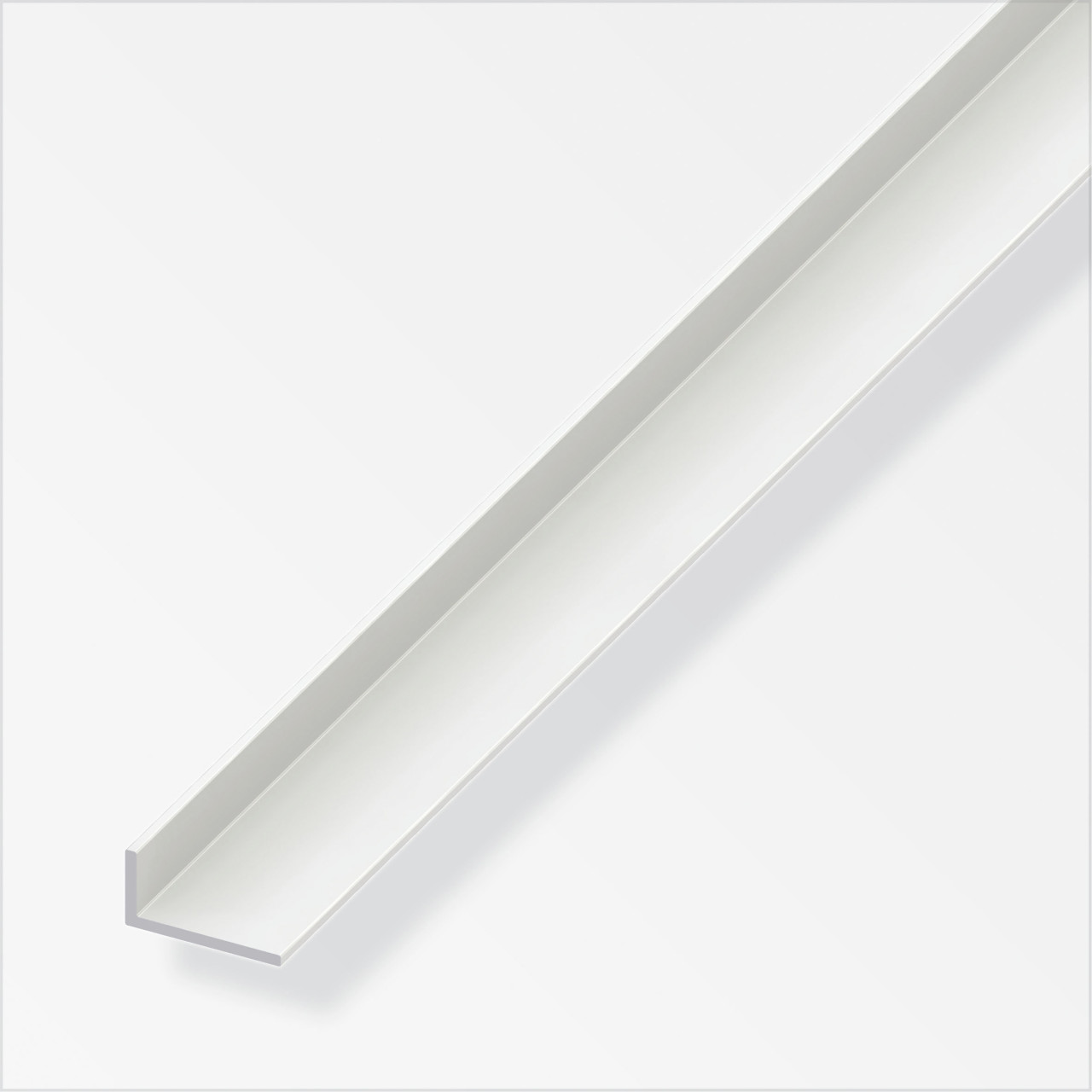 alfer Winkel 2 m, 30 x 20 mm PVC (Kunststoff) glatt weiss
