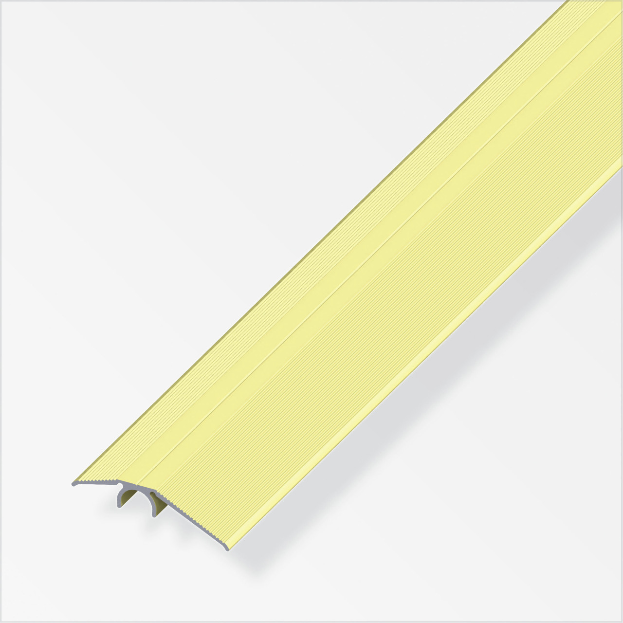 alfer Niveauausgleichs-Profil 1 m, 40 mm Aluminium eloxiert messing