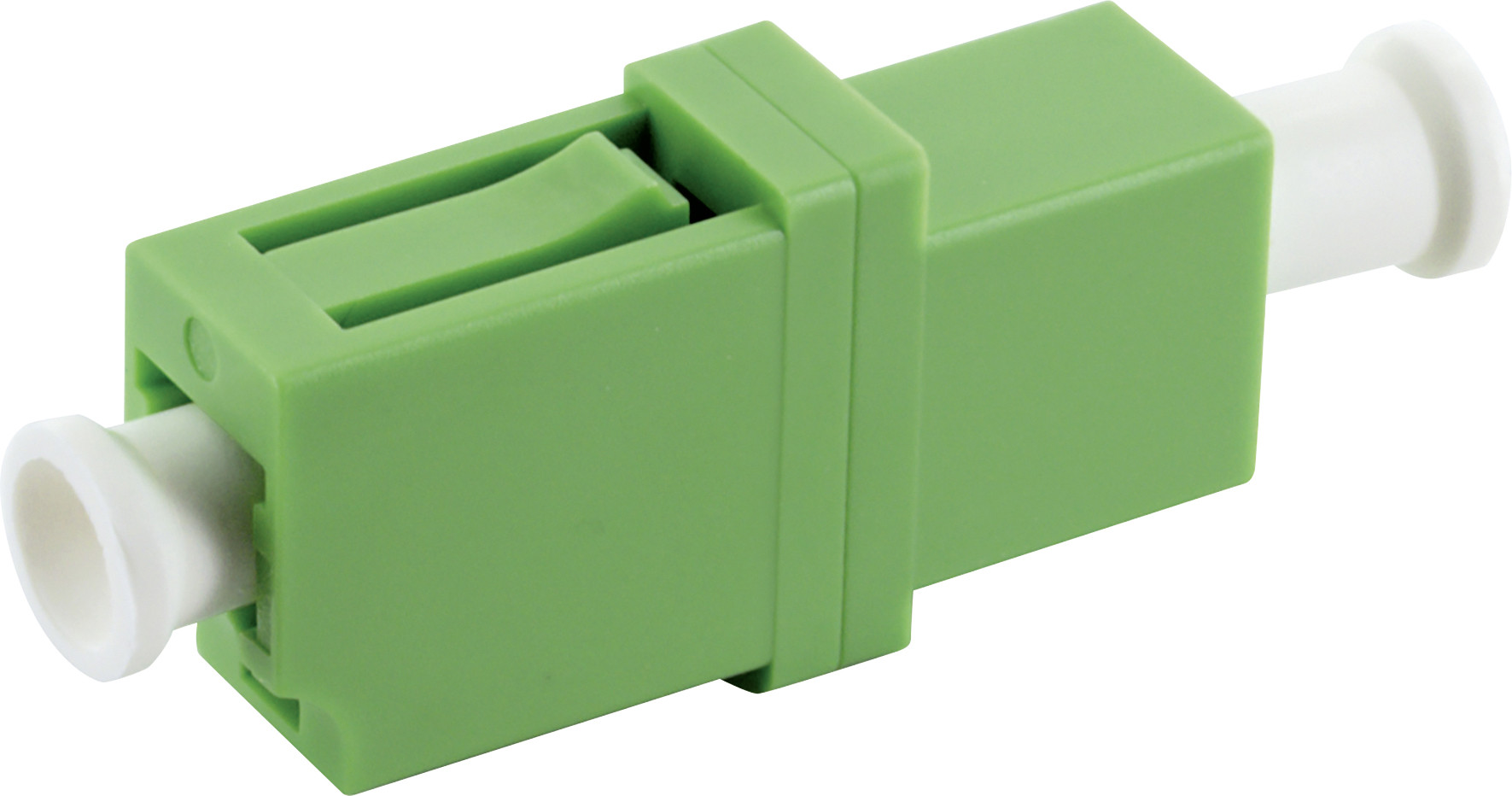 Schwaiger Glasfaser Adapter Simplex grün