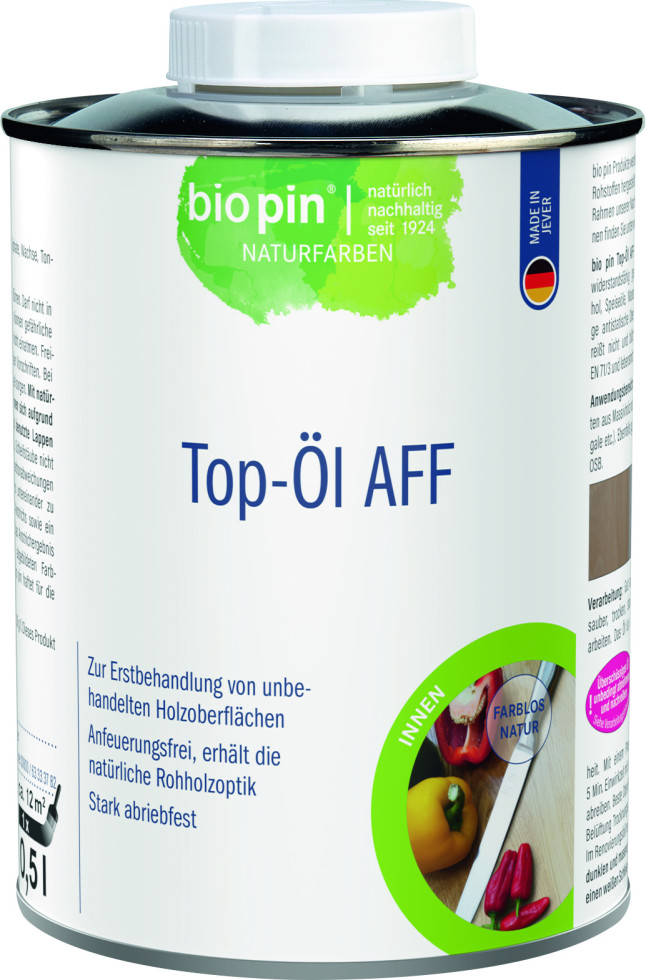 Biopin Naturfarben Top-Öl AFF 500 ml farblos GFM45e70488b