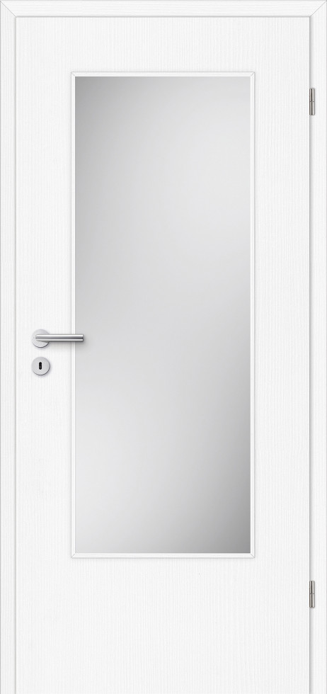 Borne Türblatt CPL Masera weiß aufrecht mit Lichtausschnitt G3 Röhrenspan GLO781152481